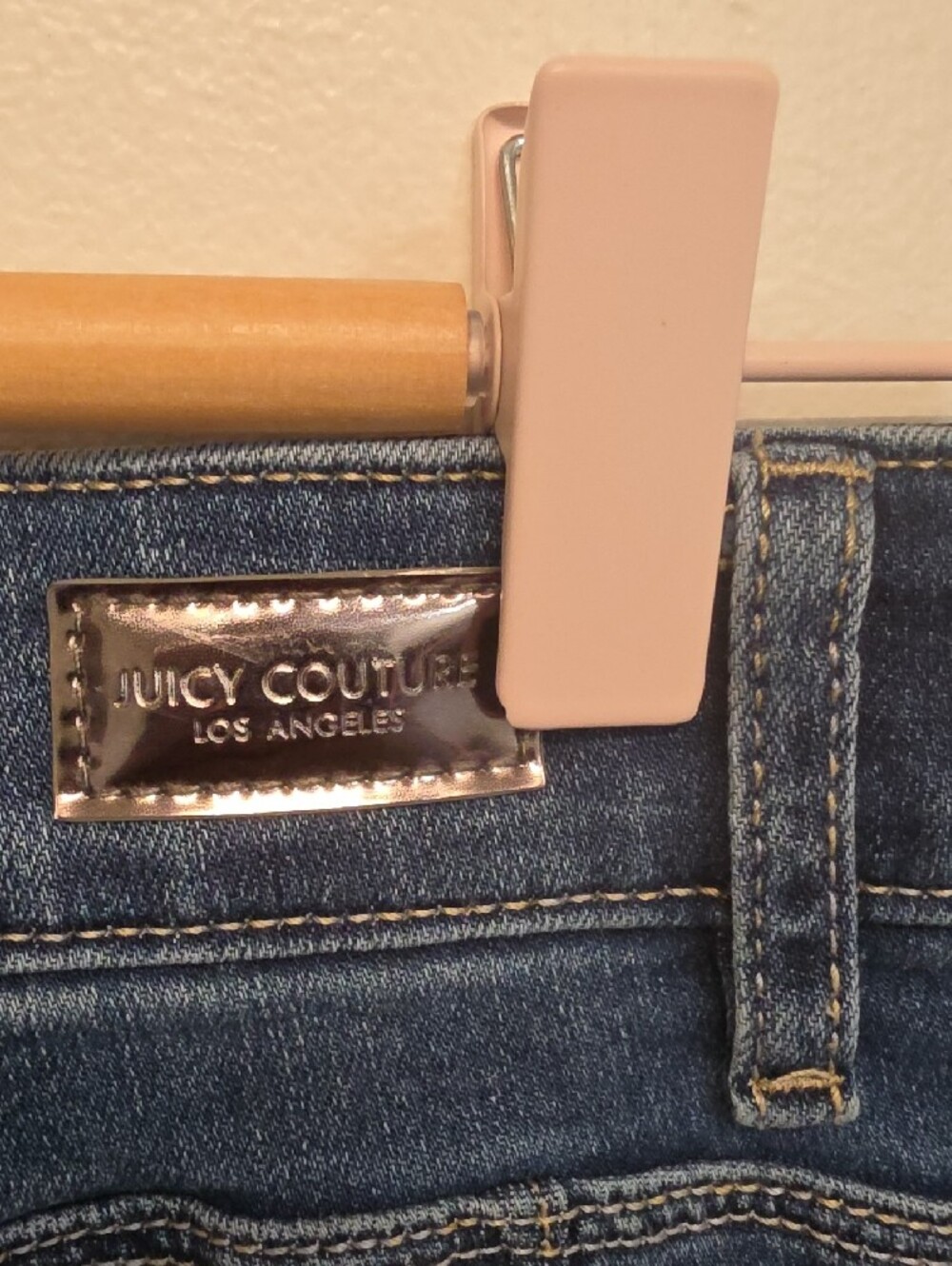 Juicy Couture Blue Ankle Crop Stretch Jeans - Picture 5 of 10